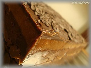 recettes Entremets speculoos, chocolat et caramel au beurre salé