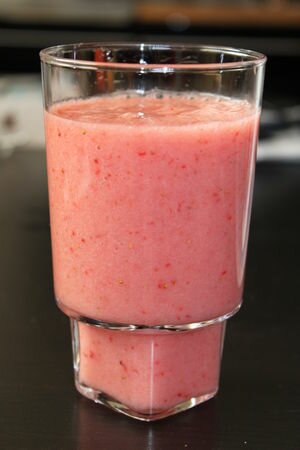 recettes Smoothie banane et fraise