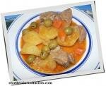 Râgout de veau aux olives et pommes de terre